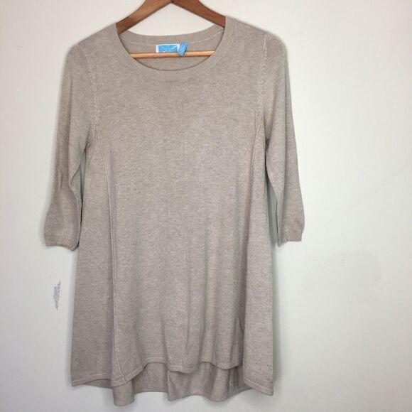 Survival Sz M Crew Neck Tunic Long Swing Sweater - Picture 2 of 5